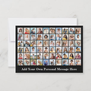 Tarjeta Crear su propio Collage de fotos 60 Añadir cualqui