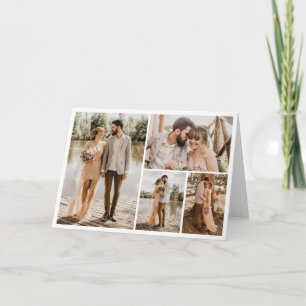 Tarjeta Crear su propio Collage de fotos de 4