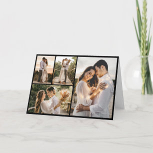 Tarjeta Crear su propio Collage de fotos de 4