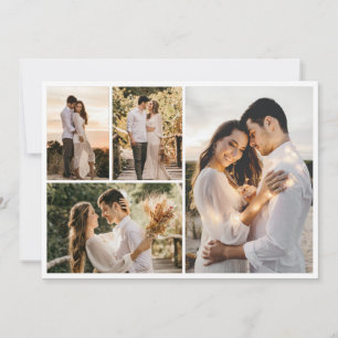 Tarjeta Crear su propio Collage de fotos de 4