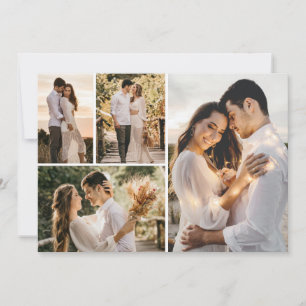 Tarjeta Crear su propio Collage de fotos de 4