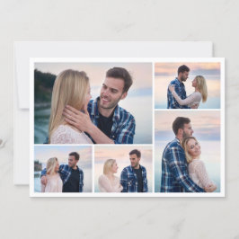 Tarjeta Crear su propio Collage de fotos de 5