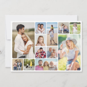 Tarjeta Crear su propio Collage de fotos de esquinas redon