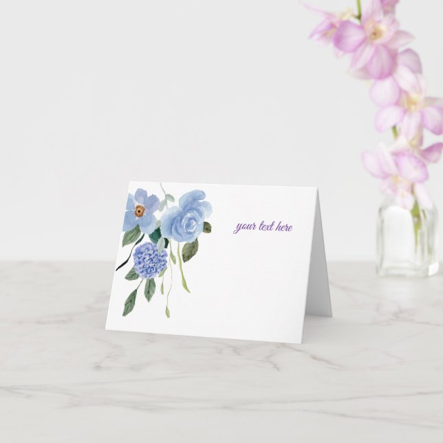Tarjeta Crear su propio diseño personalizado (Orquídea)
