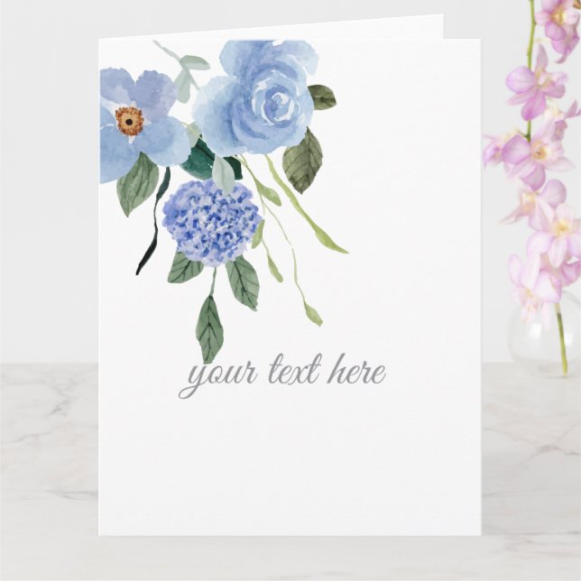 Tarjeta Crear su propio diseño personalizado (Orquídea)