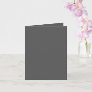 Tarjeta Crear su propio diseño personalizado gris oscuro