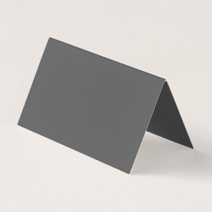 Tarjeta Crear su propio diseño personalizado gris oscuro