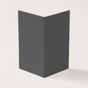 Tarjeta Crear su propio diseño personalizado gris oscuro