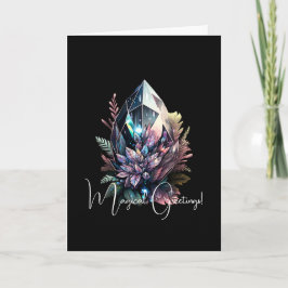 Tarjeta Crear sus propios cristales brillantes