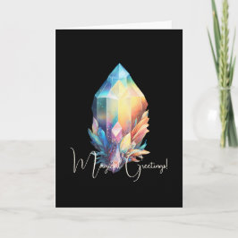 Tarjeta Crear sus propios cristales de arcoiris