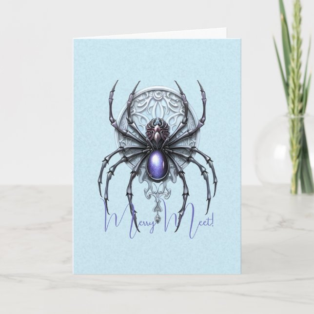 Tarjeta Crear tu propia araña púrpura física (Anverso)