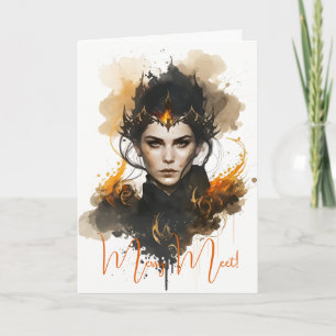 Tarjeta Crear tu propia bruja contra incendios