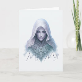 Tarjeta Crear tu propia bruja violeta de cervecero