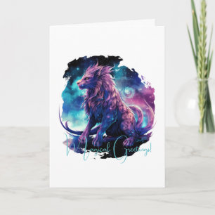 Tarjeta Crear tu propia creatura mítica de fantasía de qui