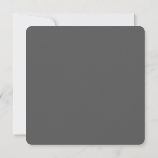 Tarjeta Create Your Own wedding dark gray (Anverso)