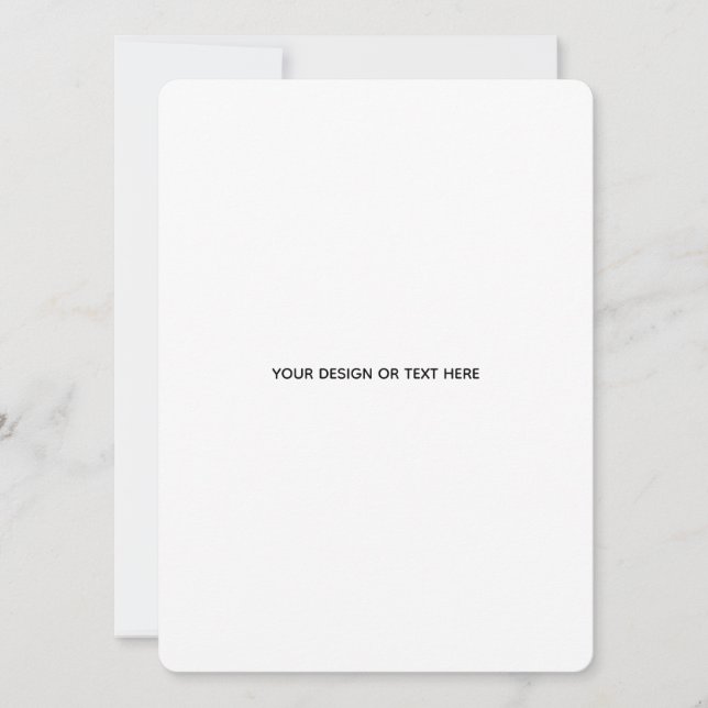 Tarjeta Create Your Own white  (Anverso)