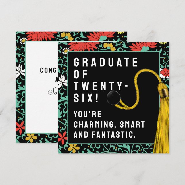 Tarjeta Creative Graduation 2024 (Anverso / Reverso)
