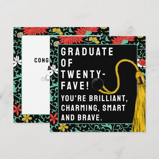 Tarjeta Creative Graduation 2024 (Anverso / Reverso)