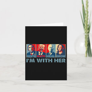 Tarjeta Crecer El Voto Para El Presidente Kamala Harr En 2