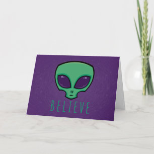 Tarjeta Cree Cabeza Alien