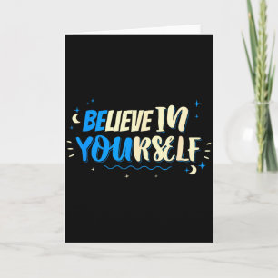 Tarjeta Cree En Sí Mismo Dicho De Motivación Frase Desi