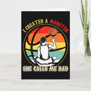 Tarjeta Creé Un Monstruo Que Me Llamó Papá Bysketbyll Fat