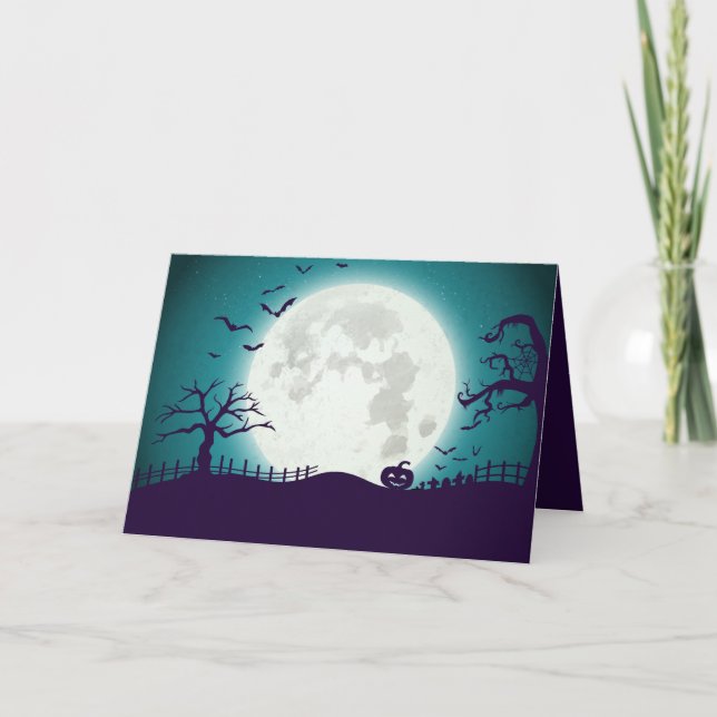 Tarjeta Creepe Halloween (Anverso)