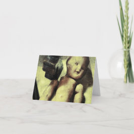 Tarjeta Creepy Doll Halloween