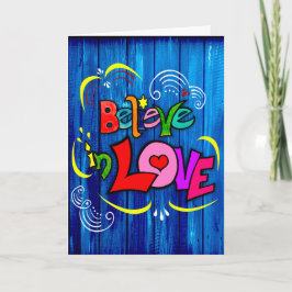 Tarjeta Creer en el amor