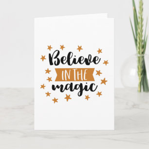 Tarjeta Creer en la magia