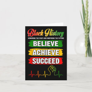 Tarjeta Creer lograr el éxito del Monto de la Historia Neg