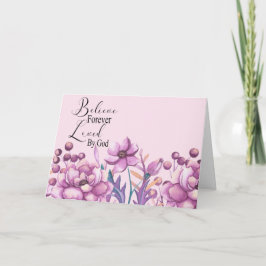 Tarjeta Creer para siempre