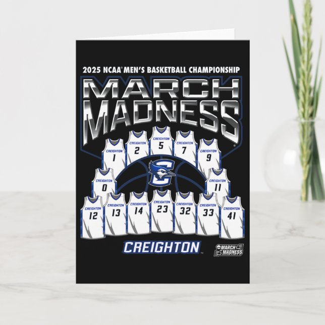 Tarjeta Creighton March Madness 2025 Men's Sketll Nil  (Anverso)