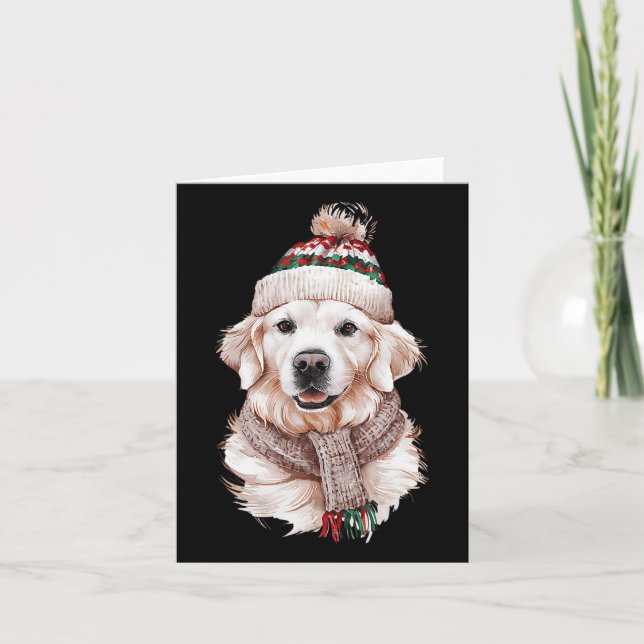 Tarjeta Crema blanca inglesa Golden Retriever Mom Dog Pupp (Anverso)