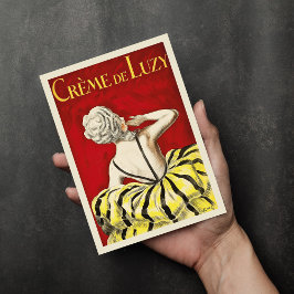 Tarjeta Crème De Luzy | Leonetto Cappiello