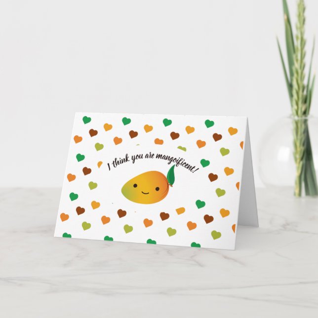 Tarjeta Creo Que Eres Un El día de San Valentín Mangoifica (Anverso)