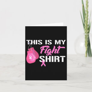 Tarjeta Creo que es mi lucha contra el cáncer de mama