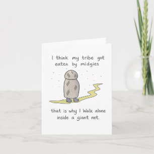 Tarjeta Creo que los Midgies comieron mi tribu