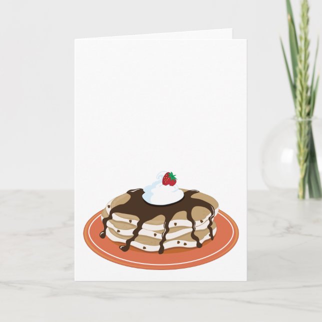 Tarjeta Crepes de chocolate (Anverso)