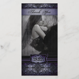 Tarjeta crepuscular de la foto de TY