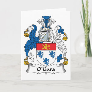 Tarjeta Crest familiar O'Gara