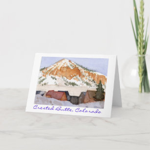 Tarjeta Crested Butte, Colorado