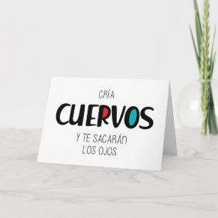 Tarjeta Cria cuervos