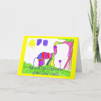 Tarjeta Criaturas grandes por misericordia