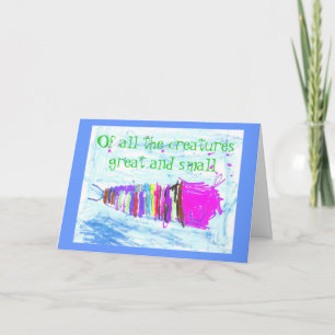 Tarjeta Criaturas grandes y pequeñas