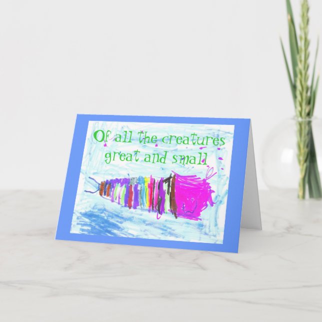 Tarjeta Criaturas grandes y pequeñas (Anverso)