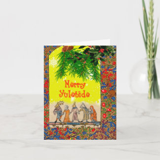 Tarjeta Criaturas medievales de Yuletide