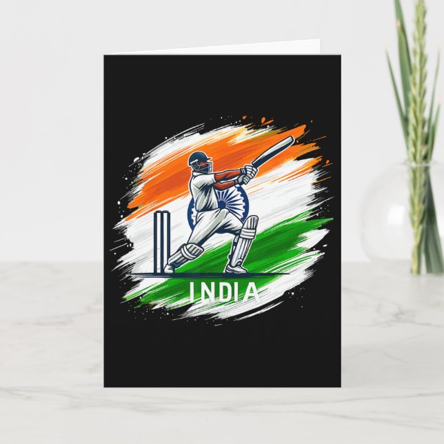 Tarjeta Cricket de India 3  (Anverso)