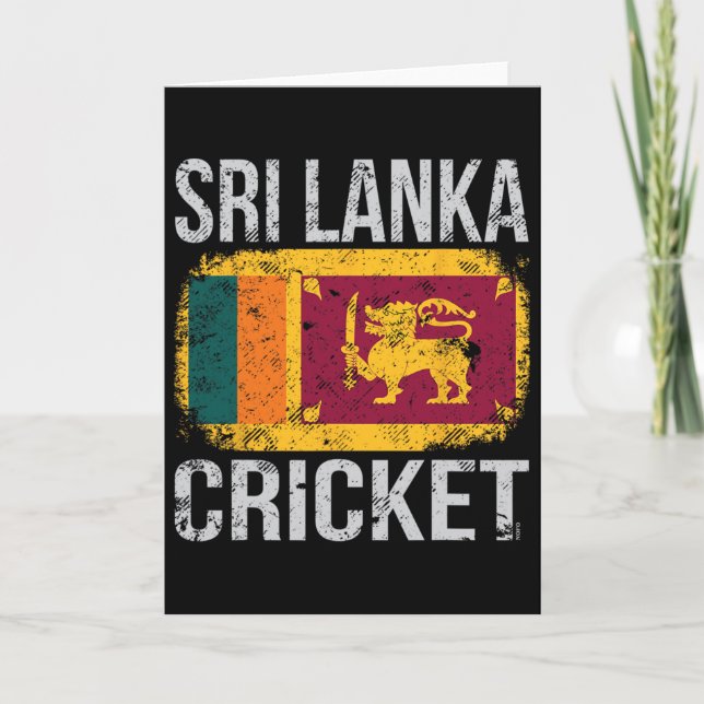 Tarjeta Cricket de Sri Lanka  (Anverso)