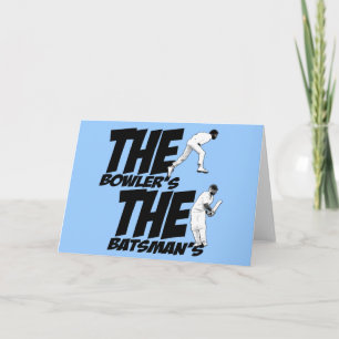 Tarjeta Cricket divertido
